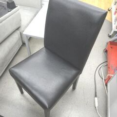 現状特価品！ おにぎり型ダイニングセット 3人掛け 幅100cm 三角形テーブル イス×3脚 天然木 ダークブラウン×ブラック 合皮 札幌 西岡店の画像