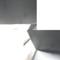 現状特価品！ おにぎり型ダイニングセット 3人掛け 幅100cm 三角形テーブル イス×3脚 天然木 ダークブラウン×ブラック 合皮 札幌 西岡店の画像