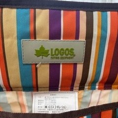 LOGOS ロゴス ヒーリングチェア プラス オレンジストライプ  2脚セット
の画像