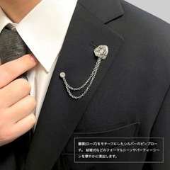 メンズ　ラペルピンの画像