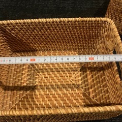 ラタン バスケット 4点セット　2の画像