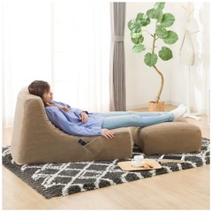 ニトリ　リラックスローソファ (LS156 コーデュロイ BE)の画像