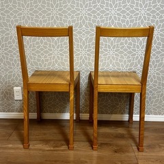 無印良品　ダイニングチェア　2脚セットの画像