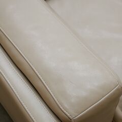 ≪zyt2516ジ≫ Domicil/ドミシール 2人掛けソファ 本革張り 幅210cm デザイナーズ家具/ブランド家具/3人掛け/中古家具/宮城県仙台市 71016-02の画像