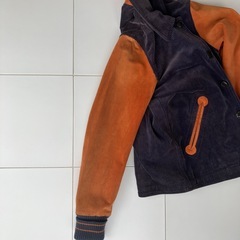 古着感あるアウター　アーム・ポケット部分スエード　の画像