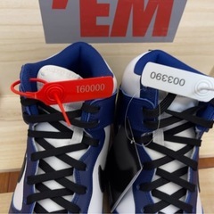NIKE WMNS DUNK HIGH DEEP ROYAL BLUE/BLACK-WHITE-SAIL 29cm の画像