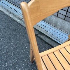 折り畳み椅子　DIYにもの画像