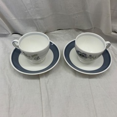 ☆ドリーム2号館☆⭐ジモティー割引⭐ウェッジウッド グレンミスト ペアカップ＆ソーサーの画像
