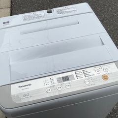 【RKGSE-368】特価！Panasonic/5kg/全自動洗濯機/NA-F50B12/分解洗浄済み/中古/2019年製/店頭引取推奨商品/弊社近隣配達も可の画像