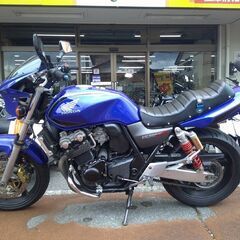 NO.5434　ＣＢ４００ＳＦＶーＳＰＥＣⅡ　ＶＴＥＣエンジン　ＥＴＣ付き　ヨシムラカーボン　段付きタックロールシート　アップハンドル　ブルースペンサーカラー　☆彡の画像