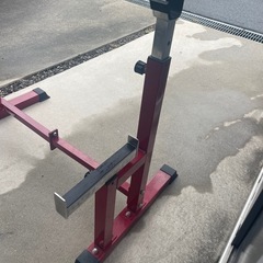 (引き取り予定者あり)ベンチプレスラック の画像