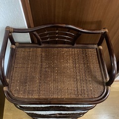藤チェスト　4段引出しの画像