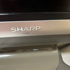 SHARP 40インチ　液晶テレビ　ジャンク品の画像