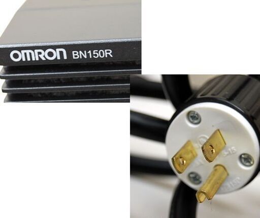 ① ジャンク扱い OMRON 無停電電源装置 BN150R 通電確認済み 100V ブラック オムロン 札幌市 清田区 平岡