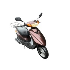 ✨動作完全OK✨原チャリ 原付自転車 スクーター ミニバイク🛵 ヤマハ ジョグ 49cc💥 Uber仕様 リアキャリア カーゴ 🧺の画像