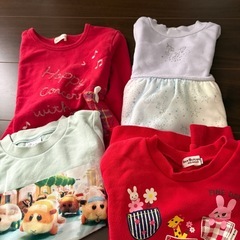 110センチ　秋冬　洋服　女の子の画像