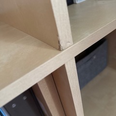 IKEA Kallax 収納棚（ベージュ）の画像