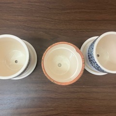 【残り青2点】ミニサイズ　植物用　鉢　1個100円の画像