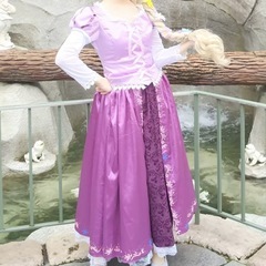 ハロウィン　コスプレ衣装　ドレス　プリンセス　塔の上のラプンツェルの画像