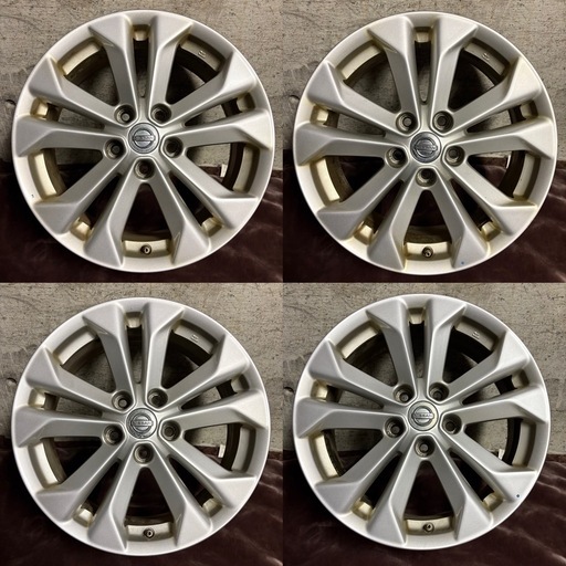 C-7 日産純正 T32エクストレイル 17インチ 純正アルミホイール 4本