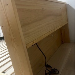 すのこベッド シングル マットレスセットの画像