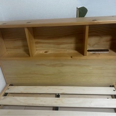 すのこベッド シングル マットレスセットの画像