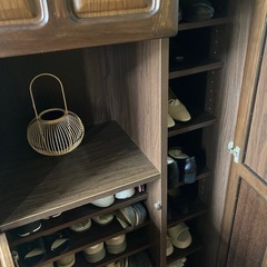下駄箱　あげます　27日午後引き取り希望の画像
