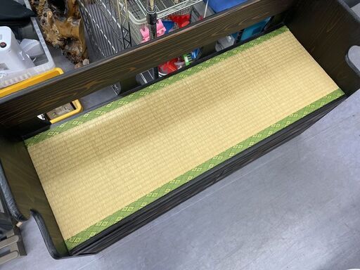 希少 ベンチチェスト 畳 幅119×奥行45ｃｍ×高さ66ｃｍ 畳家具 収納家具 椅子 刑務所作業製品 店頭引き渡し歓迎 札幌市手稲区