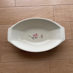 花柄カレー皿2枚と豆皿4枚の画像