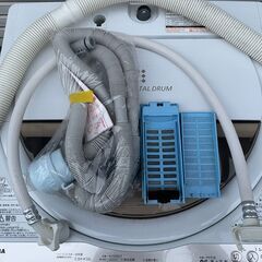 ★動作〇★ 清掃済 保障有 洗濯機 東芝 AW-7G8BK 7kg 2019年製 563x580x987mm 風呂湯 毛布 おしゃれ着 洗い 対応 家電 全自動洗濯機の画像