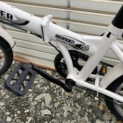 【まだ乗れます！】JIEBEIER　折りたたみ自転車　　の画像