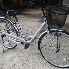 自転車　ママチャリの画像