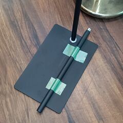 スマホスタンド　伸縮式　ブラック　撮影　高さ約105㎝　　■近隣配送無料 買取GO‼　栄和店の画像