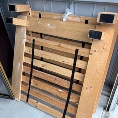 すのこ　シングルベッド用　脚付の画像
