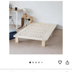 すのこ　シングルベッド用　脚付の画像