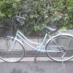 整備済み中古自転車　26インチ　税別￥8.980-　軽快車　グリーン1026の画像