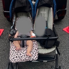 2人乗りベビーカーGRACOの画像