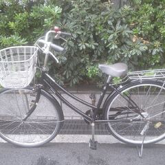 整備済み中古自転車　27インチ　税別￥9.980-　軽快車　ブラック1026の画像