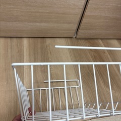 ラック デスク下 吊り下げ 戸棚下収納 の画像