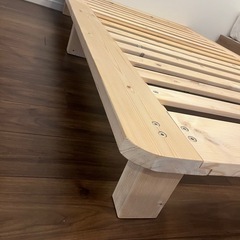 セミダブル　ベットフレーム　すのこ　北欧の画像