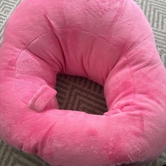 赤ちゃん用　ドーナツチェア（ピンクかっこ）の画像