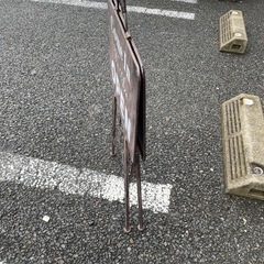 オープンクローズ サインボード スタンド ブラウン 看板の画像