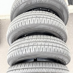 軽サイズ　タイヤ付きアルミホイールの画像