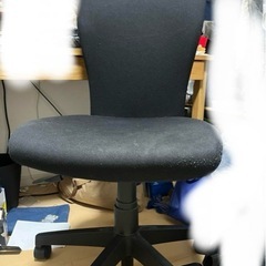 引き取り限定OHチェア　ソフトフィットチェア　ブラックの画像