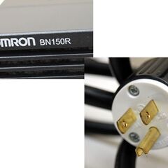 ② ジャンク扱い OMRON 無停電電源装置 BN150R 通電確認済み 100V ブラック オムロン 札幌市 清田区 平岡の画像