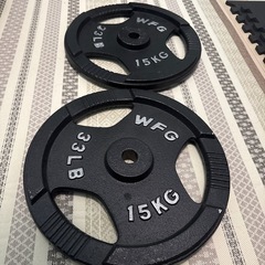 ワイルドフィット　15kg プレート　2枚　30kg  WFGの画像
