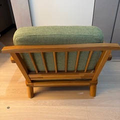 取引中:：1人掛けソファ　栗材使用　リビングハウスで 購入の画像