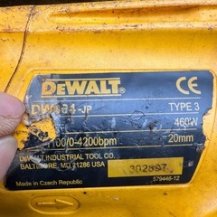 中古DEWALT W004-JP  24Vの画像