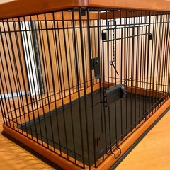 中古ペットゲージ　WOOD PET CAGE 天然木
　の画像