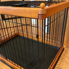 中古ペットゲージ　WOOD PET CAGE 天然木
　の画像